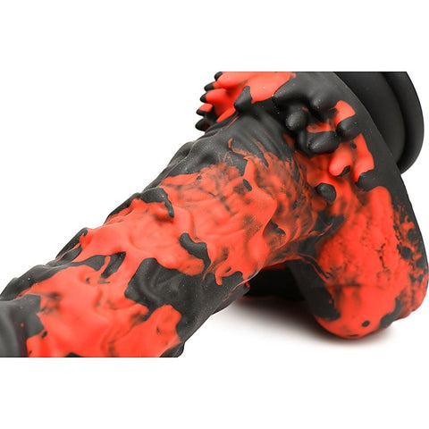 Premium Fire Demon Dildo By Creature Cocks - Non-Realistic Dildos