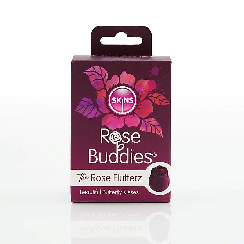 Skins Rose Buddies - Rechargeable Pleasure Flutterz - Finger and Tongue Vibrators