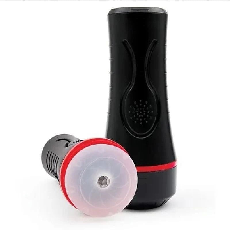 ENVY Squeezable Clear Clutch Stroker - 10 Vibrant Sensations - Masturbators and Strokers