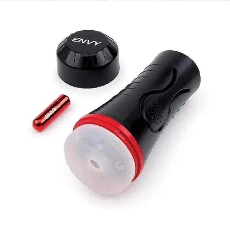 ENVY Squeezable Clear Clutch Stroker - 10 Vibrant Sensations - Masturbators and Strokers