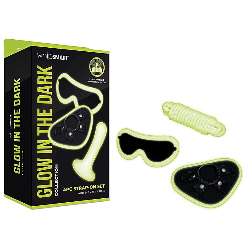Radiant Bliss Glow-In-Dark 4Pc Strap-On Set By Xgen Products - Strap On Sextoys