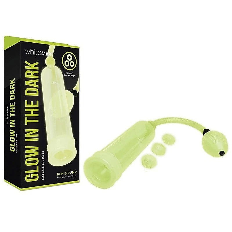 WhipSmart Glow In Dark Penis Pump - Pumps, Extenders and Sleeves