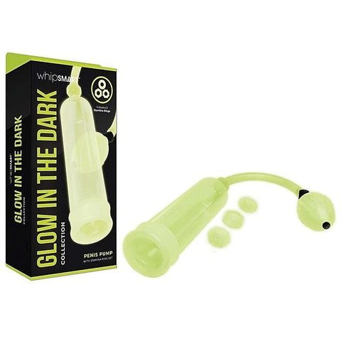 WhipSmart Glow In Dark Penis Pump - Pumps, Extenders and Sleeves