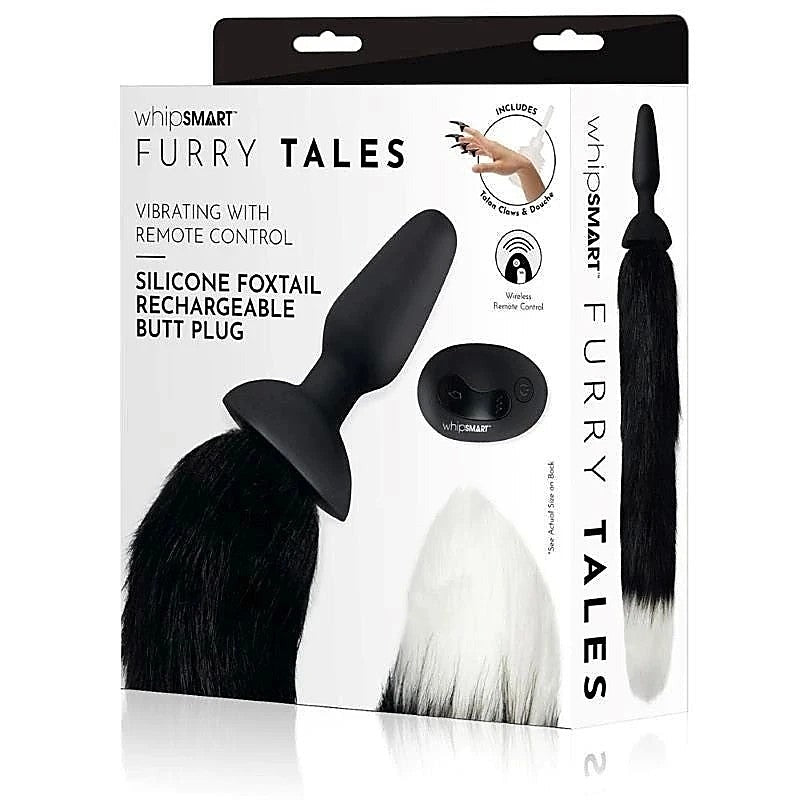 Whipsmart Furry Tales - Luxurious Rechargeable Foxtail Butt Plug - Anal Vibrators