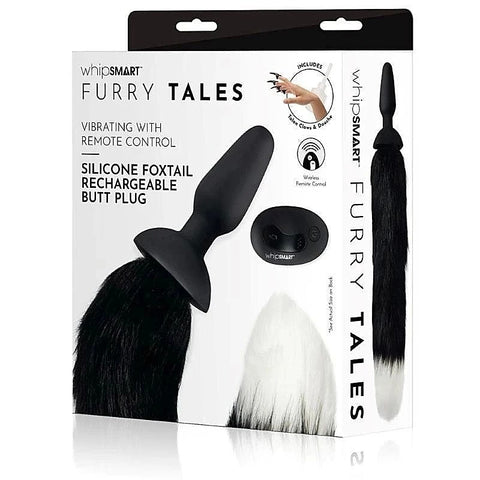 Whipsmart Furry Tales - Luxurious Rechargeable Foxtail Butt Plug - Anal Vibrators