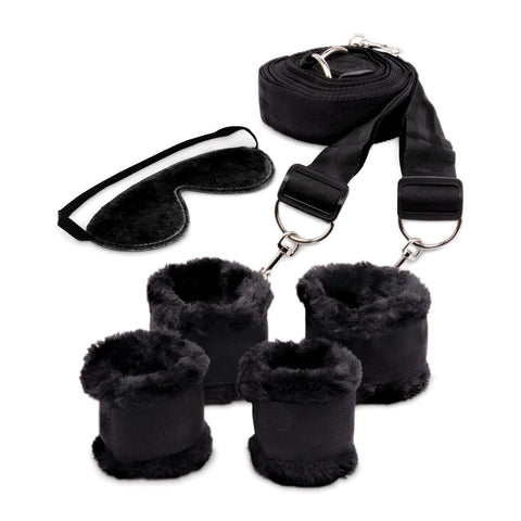 WhipSmart Fuzzy Bedroom Bondage Restraint Set