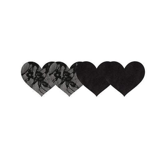 Satin And Lace Hearts - Bras and Bra Sets