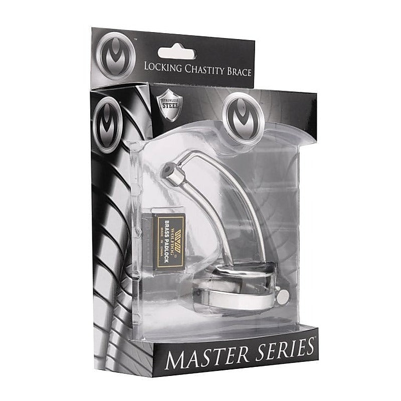 Asylum Locking Chastity Brace By Xr Brands - Male Chastity
