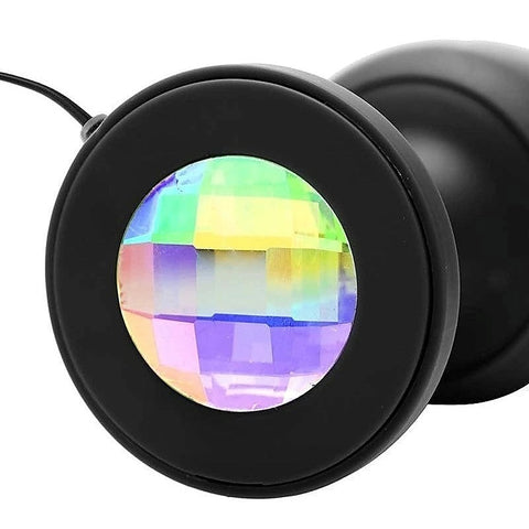 Paragon Gem Accented Vibrating Anal Plug - Butt Plugs