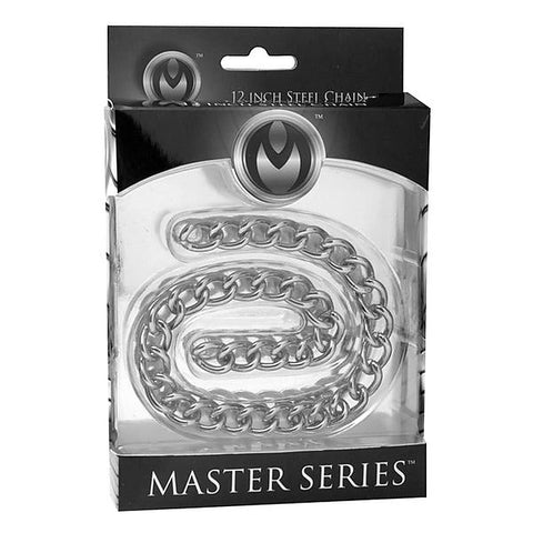 Linkage 12 Inch Steel Connector Chain By Xr Brands - Breast and Nipple Toys