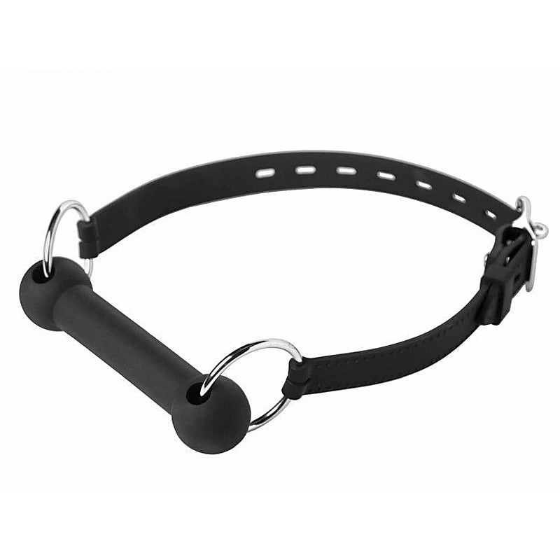 Mr. Ed Locking Silicone Bit Gag - Bondage Gags and Bits