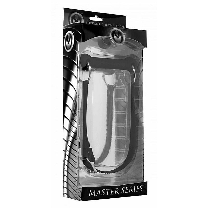 Mr. Ed Locking Silicone Bit Gag - Bondage Gags and Bits