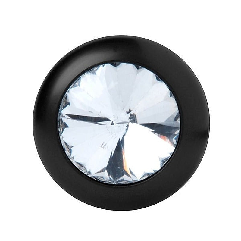Spade Petite Jewel Aluminum Anal Plug By Xr Brands - Steel Sex Toys