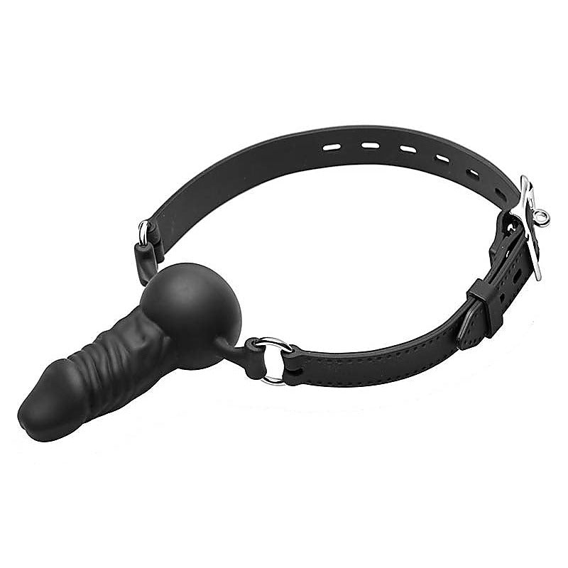 Suppressor Silicone Face Banger Gag By Xr Brands - Bondage Gags and Bits
