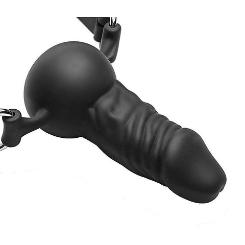 Suppressor Silicone Face Banger Gag By Xr Brands - Bondage Gags and Bits