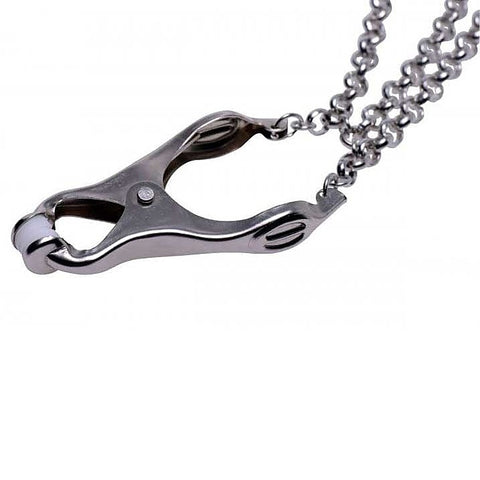 Affix Triple Chain Nipple Clamps by XR Brands - Nipple and Clit Clamps