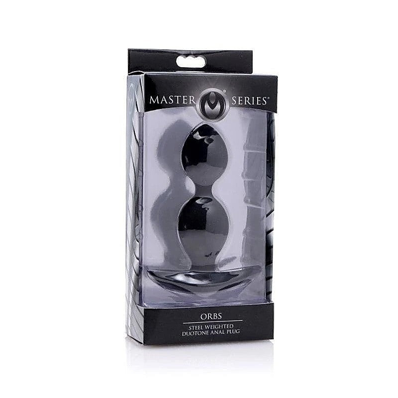 Orbs Steel Weighted Duotone Anal Plug - Butt Plugs