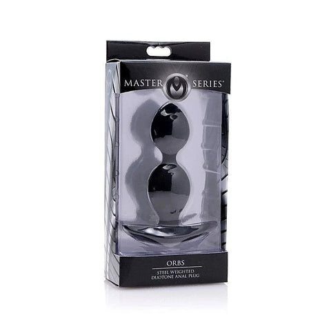 Orbs Steel Weighted Duotone Anal Plug - Butt Plugs