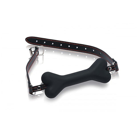Hound Adjustable Dog Bone Gag By Xr Brands - Bondage Gags and Bits
