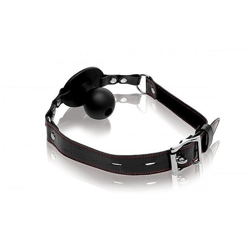 Premium Locking Feeding Gag By Xr Brands - Bondage Gags and Bits