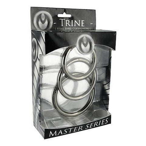 Trine Steel C-Ring by XR Brands - Cock Ring Sets