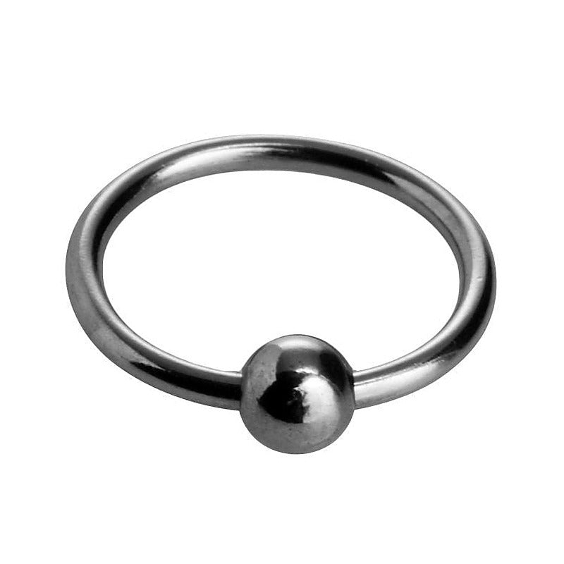 Ornata Steel Ball Head Ring By Xr Brands - Cock Rings
