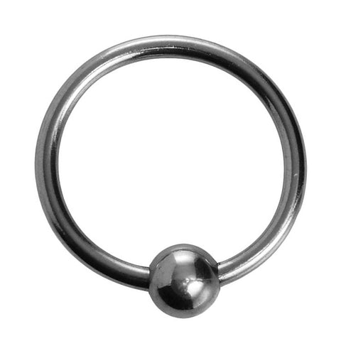 Ornata Steel Ball Head Ring By Xr Brands - Cock Rings