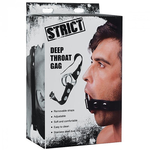 Strict Deep Throat Gag - Bondage Gags and Bits