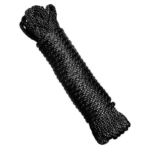 Strict Bondage Rope 30Ft Black - Cuffs and Restraints