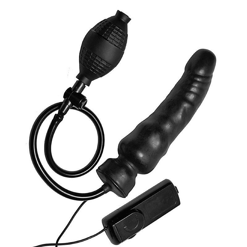 Ravage Inflatable Vibrating Cock - Grow and Thrill Your Senses - Realistic Dildos