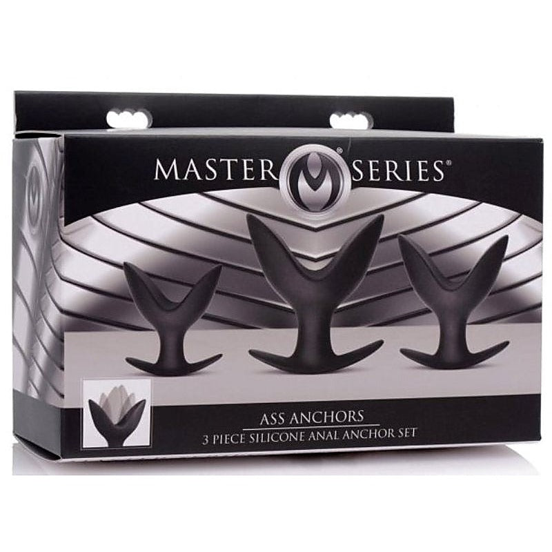 Ass Anchors 3 Piece Silicone Anal Anchor Set By Xr Brands - Sex Kits