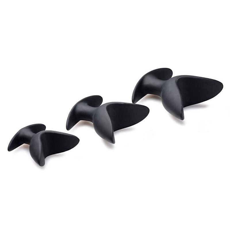 Ass Anchors 3 Piece Silicone Anal Anchor Set By Xr Brands - Sex Kits