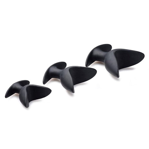 Ass Anchors 3 Piece Silicone Anal Anchor Set By Xr Brands - Sex Kits