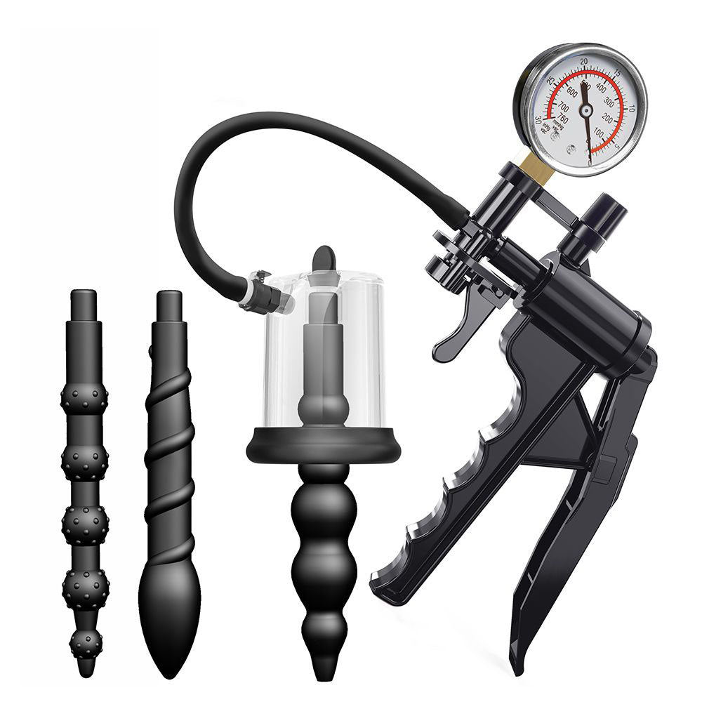 Shots LuvPump Rosebud Manual Anal Pump - Penis Pumps And Stretchers