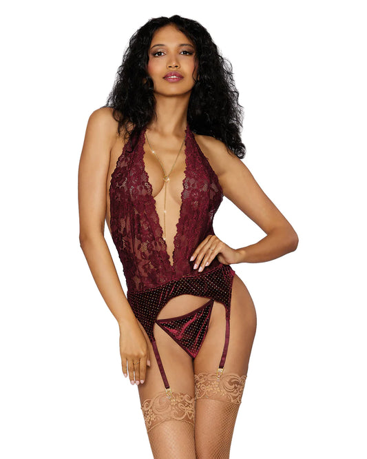 Dream Girl Lingerie Sexy Garter Slip & G-String - Teddies and Bodysuits
