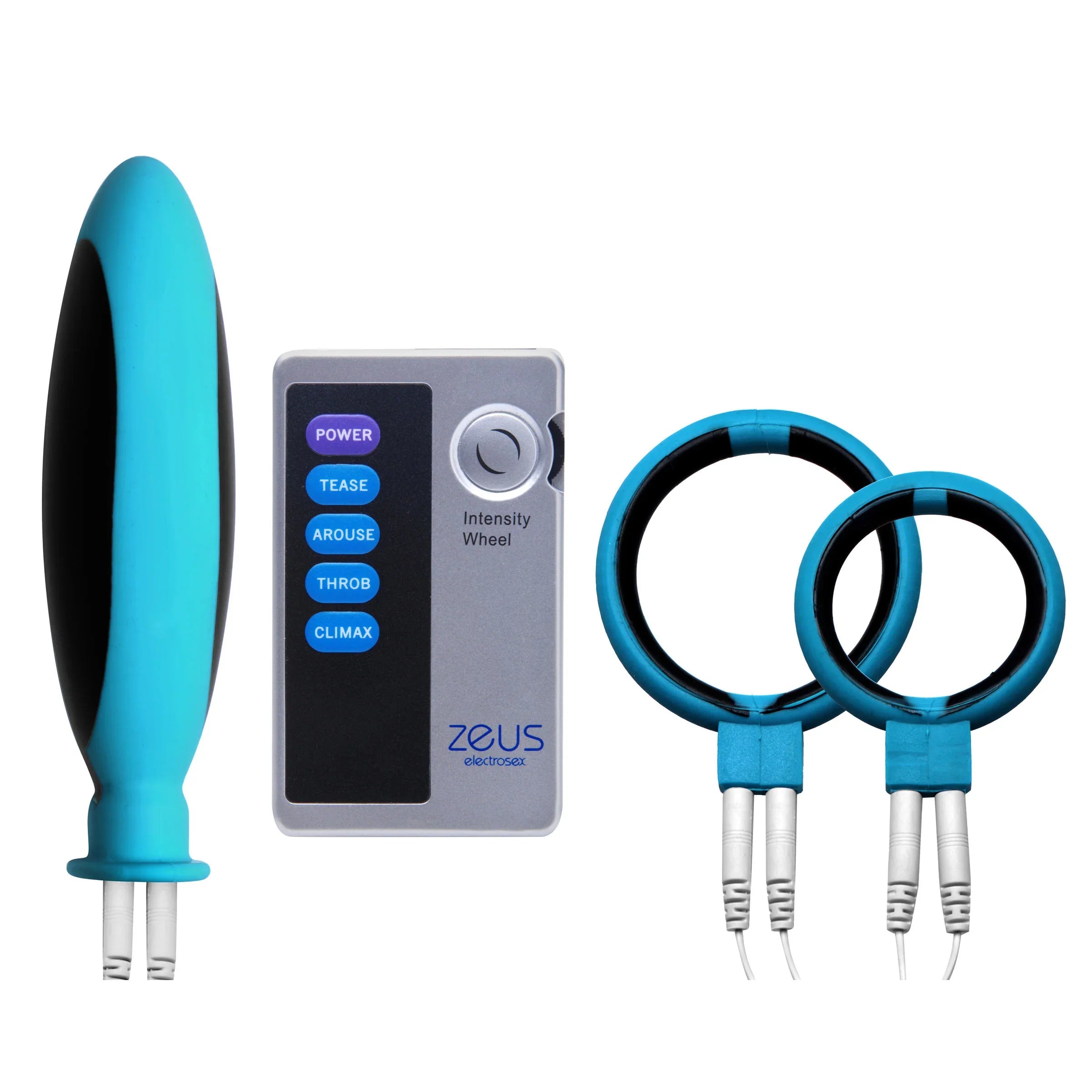 Zeus Mingle 4 Piese Electro Couples Sex Kit - - Electro Sex