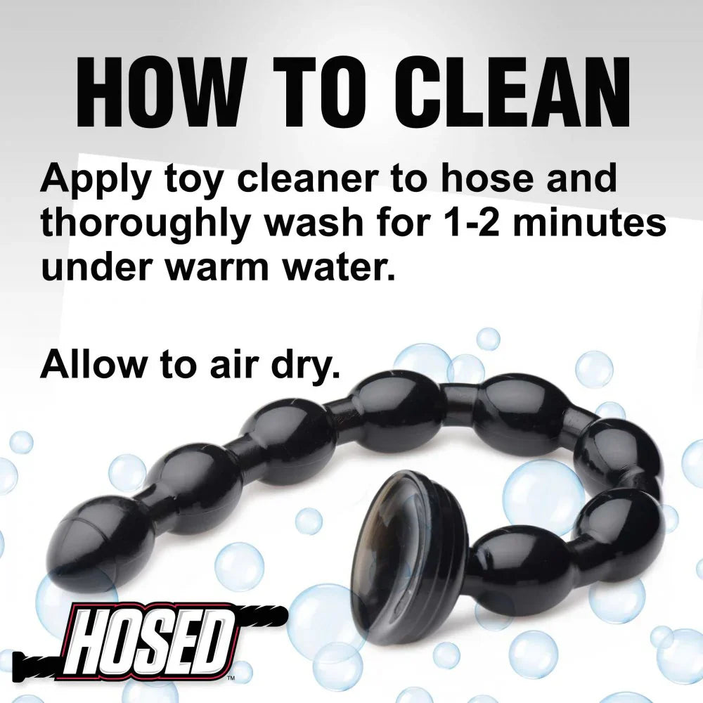 Hosed 19 Inches Beaded Textured Anal Snake Beads - - Anal Beads and Balls