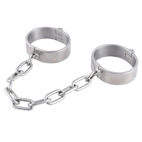 Allen Key 3 Cm Height Cuffs Male Wrist Cuffs - Steel Sex Toys