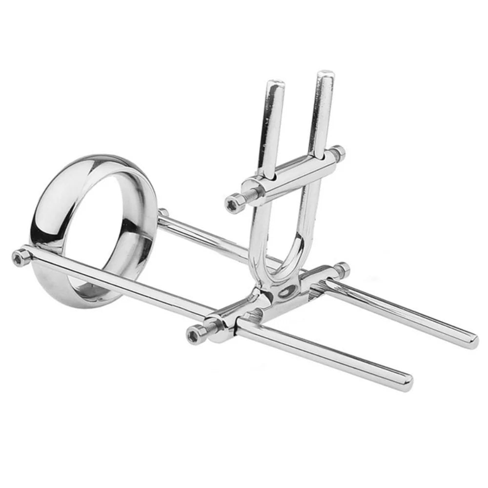 BDStyle Metal Adjustable Male Penis Extender - - Steel Sex Toys