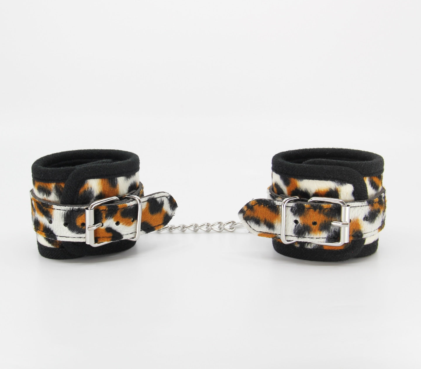Berlin Baby Animal Print Bondage Wrist Cuffs - - Cuffs And Restraints