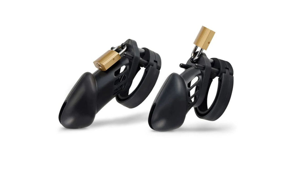 Brutus Denial 2 Piece Silicone Male Chastity Cage - Male Chastity