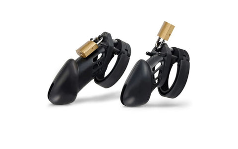Brutus Denial 2 Piece Silicone Male Chastity Cage - Male Chastity