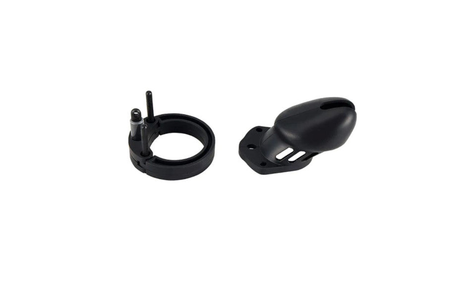 Brutus Denial 2 Piece Silicone Male Chastity Cage - Male Chastity