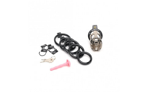 Sport Fucker Gladiator Size 1 Soft Cock Cage with Plug