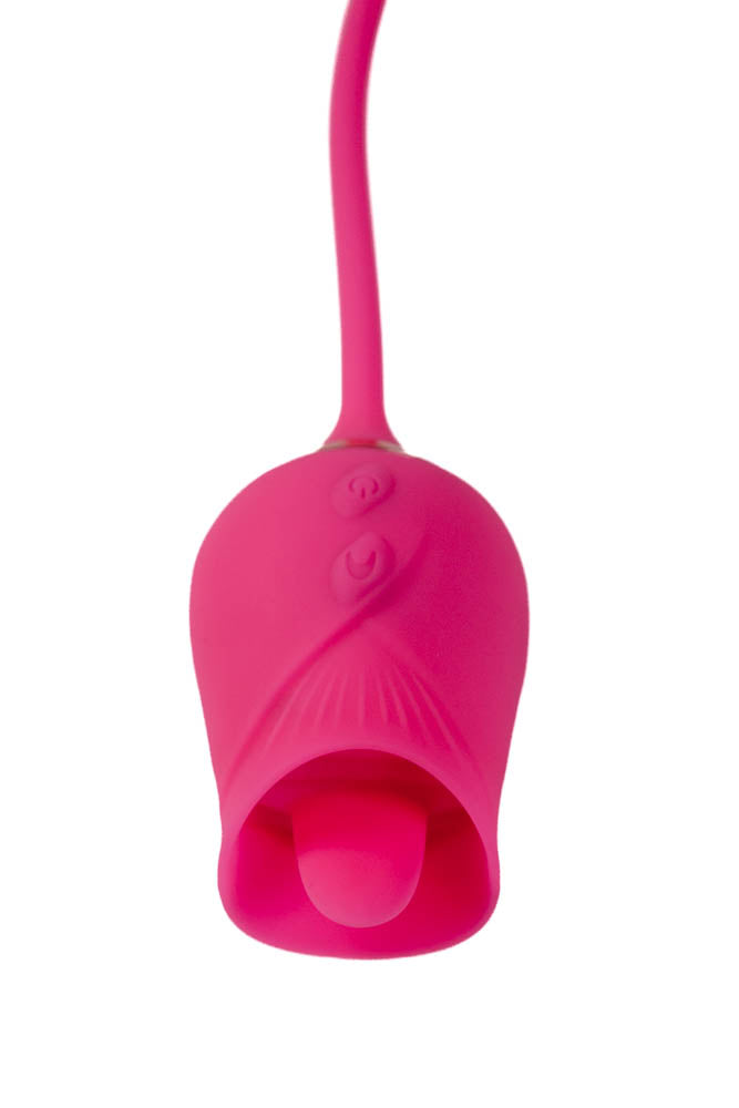 Cousins Group Pink Pussycat Licking Rose Clitoral Vibe - - Clit Ticklers and Pulsators