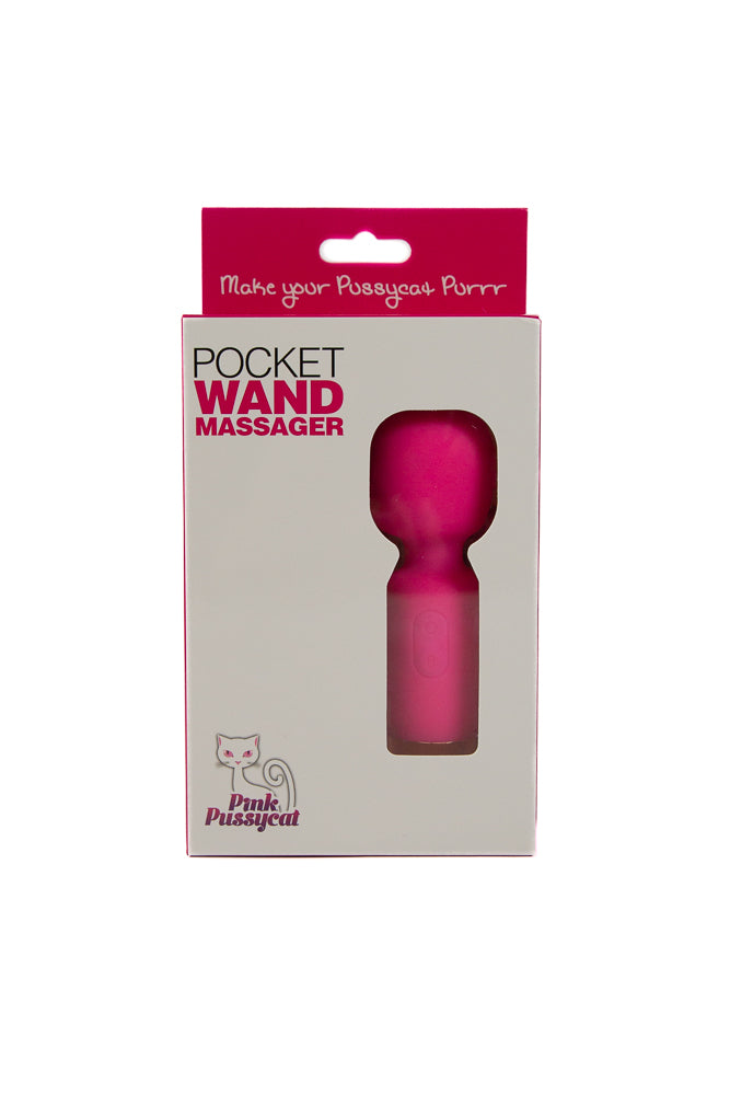 Cousins Group Pink Pussycat Pocket Body Wand Massager - - Body Wands