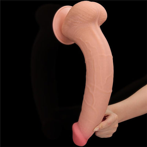 13.5 Inch King Sized Dual Layer Suction Dong by Lovetoy