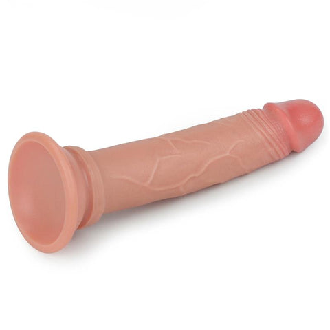 7 Inch Dual Layer Platinum Silicone Cock by Lovetoy