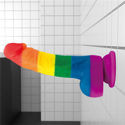 8 Inch Prider Platinum Silicone Dildo by Lovetoy