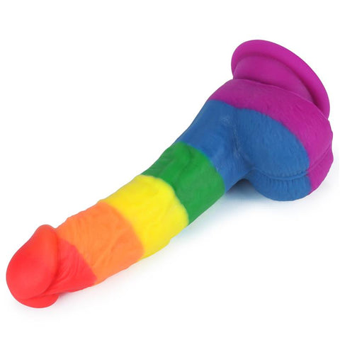 8 Inch Prider Platinum Silicone Dildo by Lovetoy